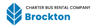 brockton charter bus company logo