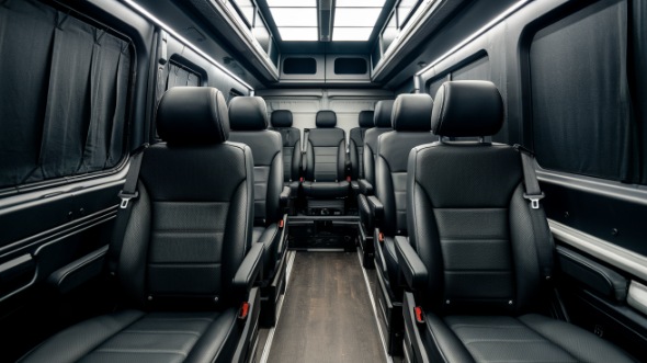 sprinter van with driver rental fall river